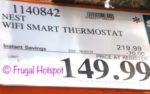 Costco Sale Price: Nest WiFi Smart Thermostat Costco Sale Price: Nest WiFi Smart Thermostat