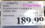 Costco Sale Price: Ring Floodlight Camera + Chime Pro