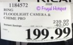 Costco Sale Price: Ring Floodlight Camera + Chime Pro