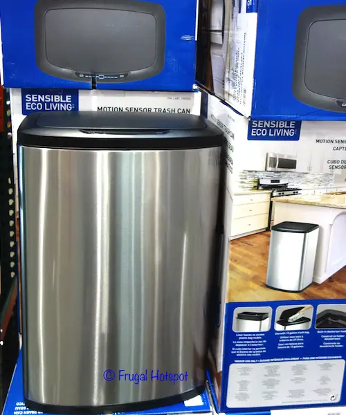 Sensible Eco Living 47L/12.4 Gallon Motion Sensor Trash Can at Costco