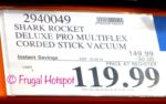 Costco Sale Price: Shark Rocket Deluxe Corded Stick Vacuum Costco Sale Price: Shark Rocket Deluxe Corded Stick Vacuum