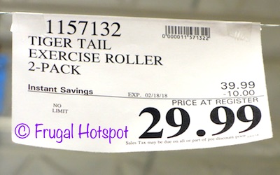 Tiger Tail 18" Muscle Care Kit Whole Body Foam Roller 2-Pack Costco Sale Price