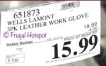 Costco Sale Price: Wells Lamont 3-Pack Leather Work Gloves