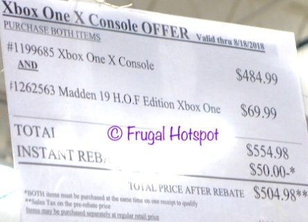Xbox One X 1 TB Console Bundle Costco Sale Price Xbox One X 1 TB Console Bundle Costco Sale Price