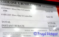 Xbox One X 1 TB Console Bundle Costco Sale Price
