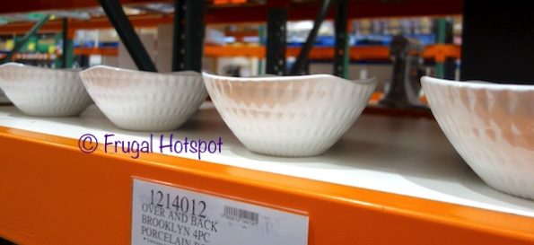 overandback Brooklyn 4-Piece Porcelain Serving Bowl Set at Costco