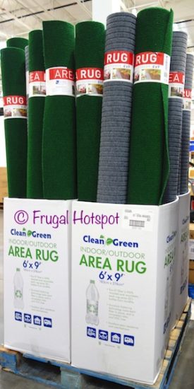 Foss Floors Clean Green Indoor/Outdoor 6'x9' Area Rug at Costco