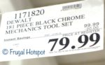 Costco Sale Price: DeWalt 181-Piece Mechanics Tool Set