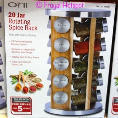 Orii 20-Jar Rotating Spice Rack at Costco