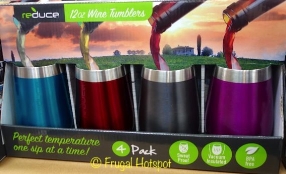 Reduce Stainless Steel Wine Tumblers 4-Piece Set at Costco