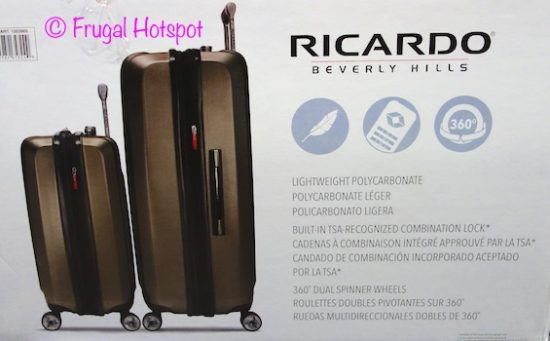 Ricardo Beverly Hills Mulholland Drive 2-Piece Hardside Luggage Set at Costco