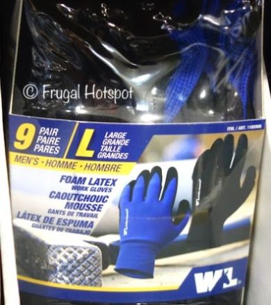 Wells Lamont Foam Latex Work Gloves 9-Pairs at Costco