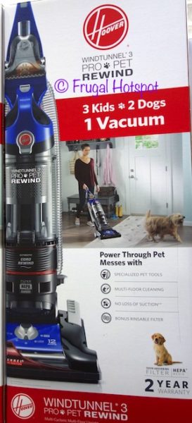 Hoover Windtunnel 3 Pro Pet Rewind Bagless Upright Vacuum at Costco