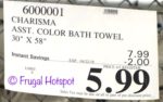 Costco Sale Price: Charisma Luxury Bath Towel