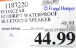 Costco Sale Price: EcoXGear EcoDrift Waterproof Rugged Speaker Costco Sale Price: EcoXGear EcoDrift Waterproof Rugged Speaker