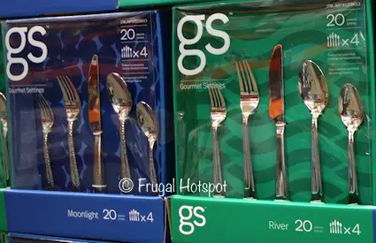 Gourmet Settings 20-Piece Stainless Steel Flatware Set at Costco