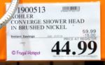 Kohler Converge Shower Head Costco Sale Price