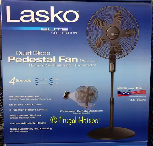 Lasko Quiet Blade Pedestal Fan at Costco