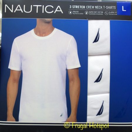 Nautica Men's Crew Neck T-Shirts 3-Pack at Costco
