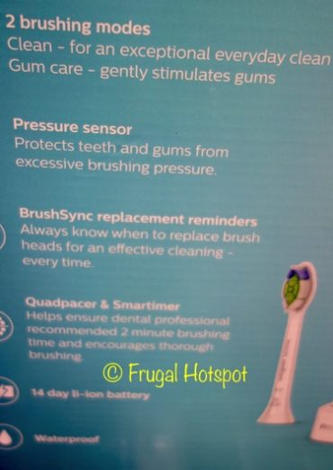 Description of Sonicare 5000 ProtectiveClean Gum Care Edition 2-Pack Rechargeable Toothbrushes at Costco