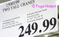 Costco Price: Two Tall Cranes garden statues