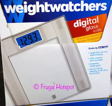 Weight Watchers Digital Glass Scale by Conair at Costco