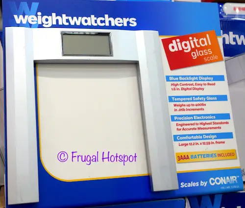 Weight Watchers Digital Glass Scale by Conair at Costco