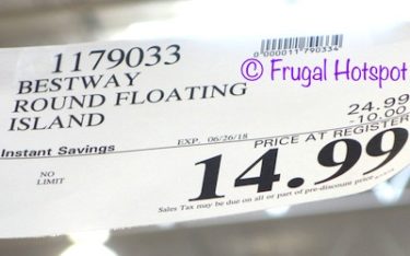 Costco Sale Price: Bestway CoolerZ Aqua Blue Floating Island