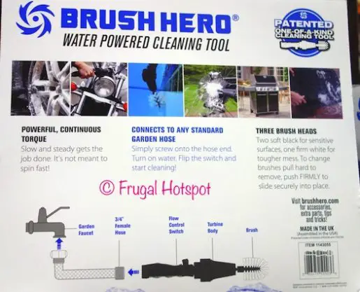 Brush Hero Water Powered Cleaning Tool at Costco
