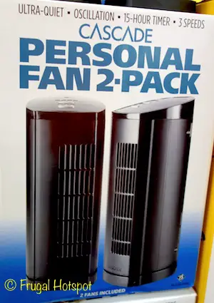 Blackstone Cascade Personal Fan 2-Pack at Costco