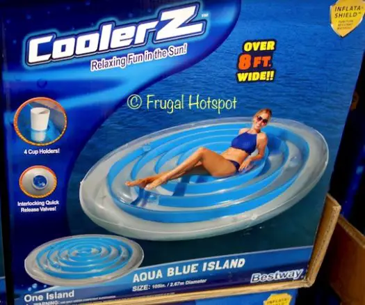 Bestway CoolerZ Aqua Blue Floating Island at Costco