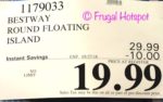 Costco Sale Price: Bestway CoolerZ Aqua Blue Floating Island