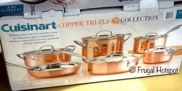 Cuisinart Copper Tri-Ply Cookware 11-Piece Set at Costco