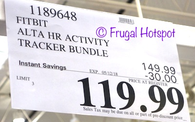 Costco Sale Price: Fitbit Alta HR Fitness Wristband Tracker Costco Sale Price: Fitbit Alta HR Fitness Wristband Tracker