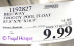 Costco Sale Price: Bestway CoolerZ Froggy Float
