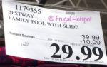 Costco Sale Price: Bestway H2OGo! Family Pool with Slide Costco Sale Price: Bestway H2OGo! Family Pool with Slide