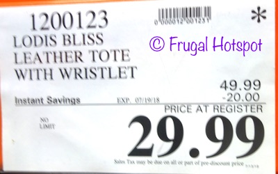 Costco Sale Price: Lodis Bliss Leather Tote with Wristlet Costco Sale Price: Lodis Bliss Leather Tote with Wristlet