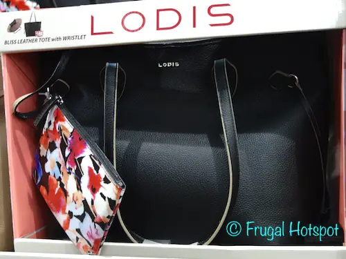 Lodis Bliss Leather Tote with Wristlet at Costco