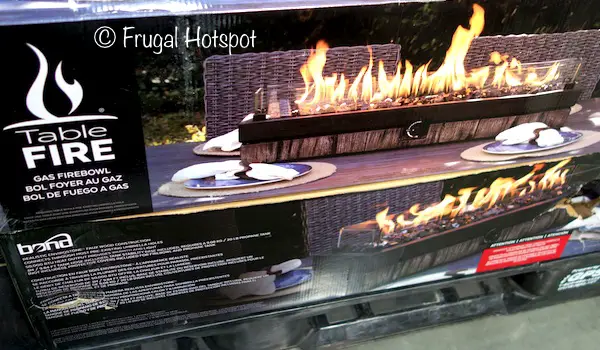 Northwood Collection Rectangular Gas Tabletop Firebowl at Costco
