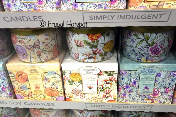 Simply Indulgent Luxury Fragranced 3-Wick Soy Candle at Costco