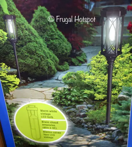 Naturally Solar Torch Pathway Lights 2-Pack at Costco