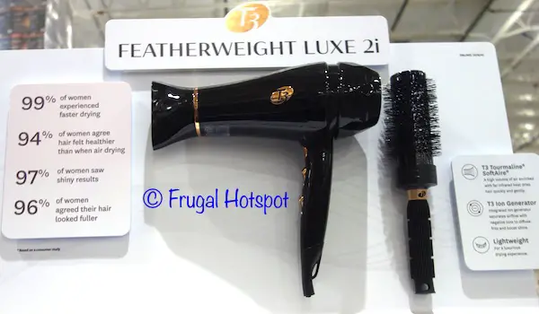 T3 Featherweight Luxe 2i Professional Hair Dryer Black at Costco T3 Featherweight Luxe 2i Professional Hair Dryer Black at Costco