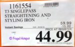 T3 Singlepass 1 Straightening Styling Iron Costco Sale Price