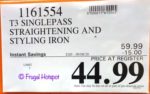 T3 Singlepass 1 Straightening Styling Iron Costco Sale Price T3 Singlepass 1 Straightening Styling Iron Costco Sale Price