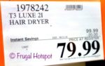 Costco Sale Price: T3 Featherweight Luxe 2i Professional Hair Dryer Costco Sale Price: T3 Featherweight Luxe 2i Professional Hair Dryer