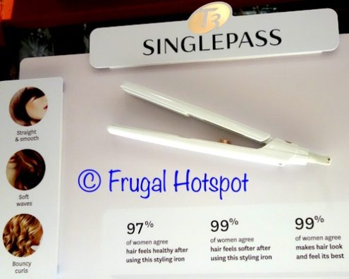 T3 Singlepass White and Rose Gold 1" Straightening and Styling Iron at Costco