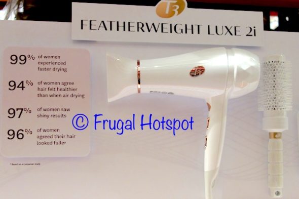  T3 Featherweight Luxe 2i Professional Hair Dryer in White Rose Gold at Costco