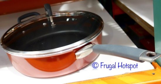 Tramontina 5.5 Quart Nonstick Deep Saute Pan with Lid at Costco Tramontina 5.5 Quart Nonstick Deep Saute Pan with Lid at Costco
