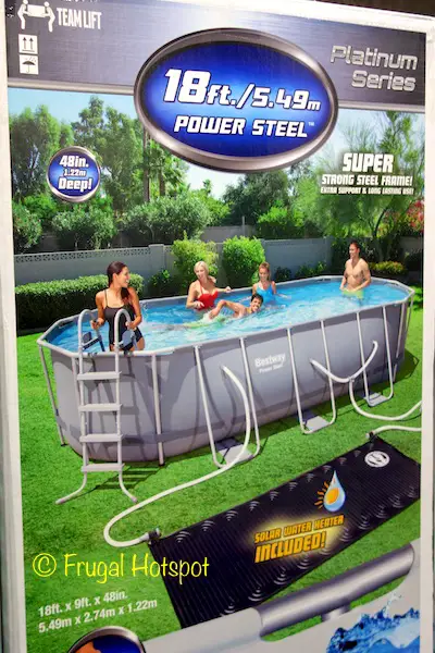 Bestway Above Ground Oval Pool, Rectangle Above Ground Pool Costco
