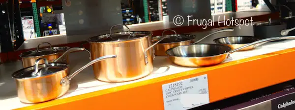 Calphalon 10-Piece TriPly Copper Cookware Set at Costco